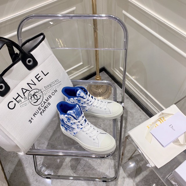Dior迪奧2022新色Walk’n’Dior運動鞋休閒時尚高幫鞋 dx3166